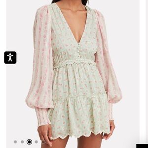 Hemant & Nandita Sana Long Sleeve Dress